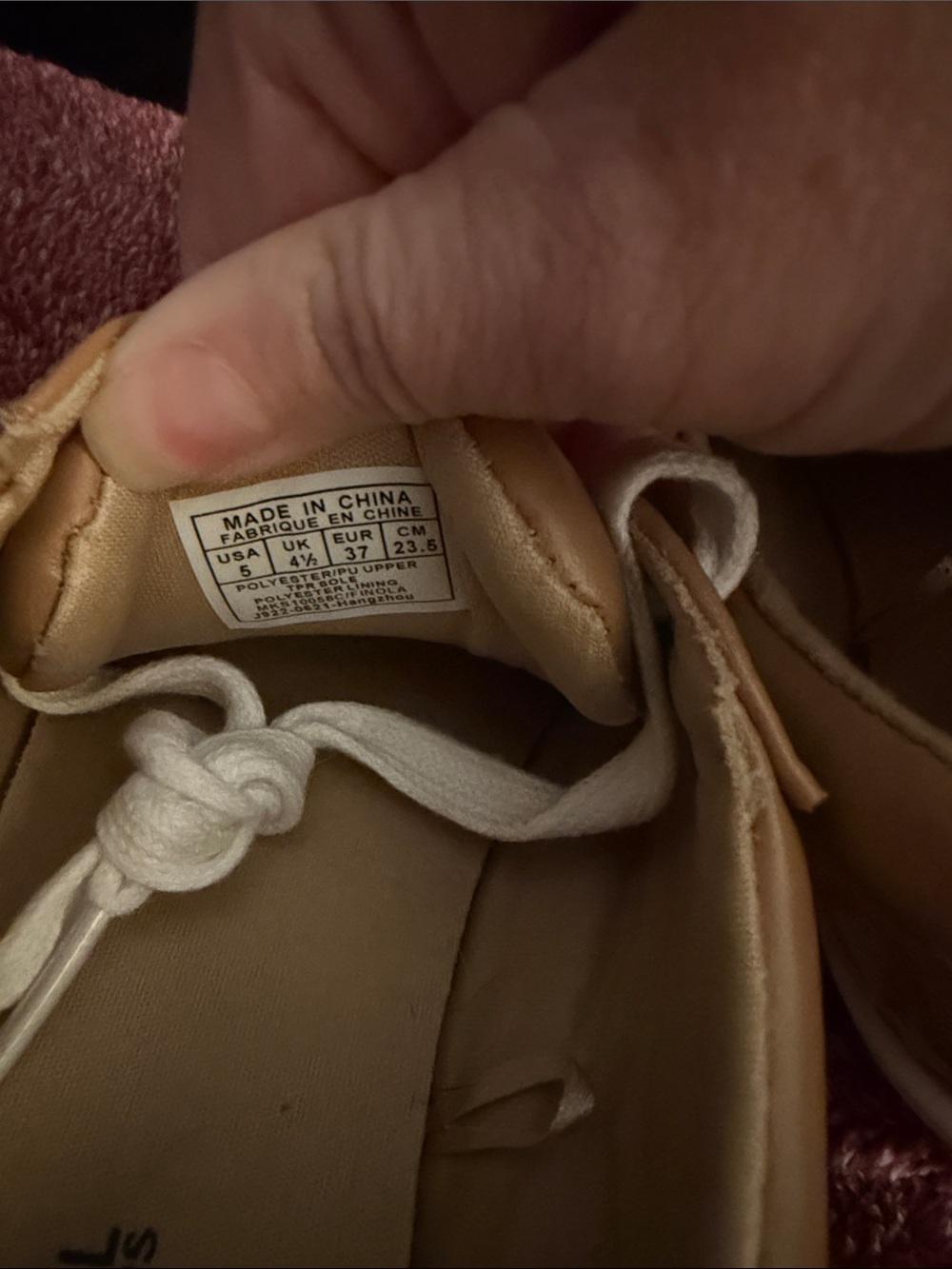 Michael Kors Tan and White Logo Low-Top Sneakers - Picture 4 of 5